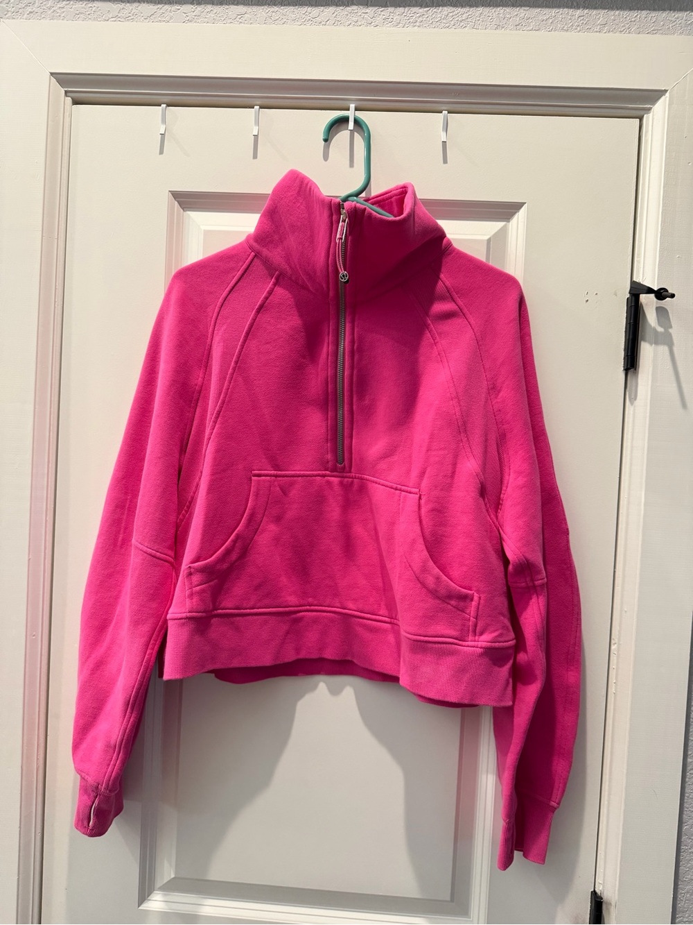 lululemon athletica Sonic Pink Half-Zip Scuba
